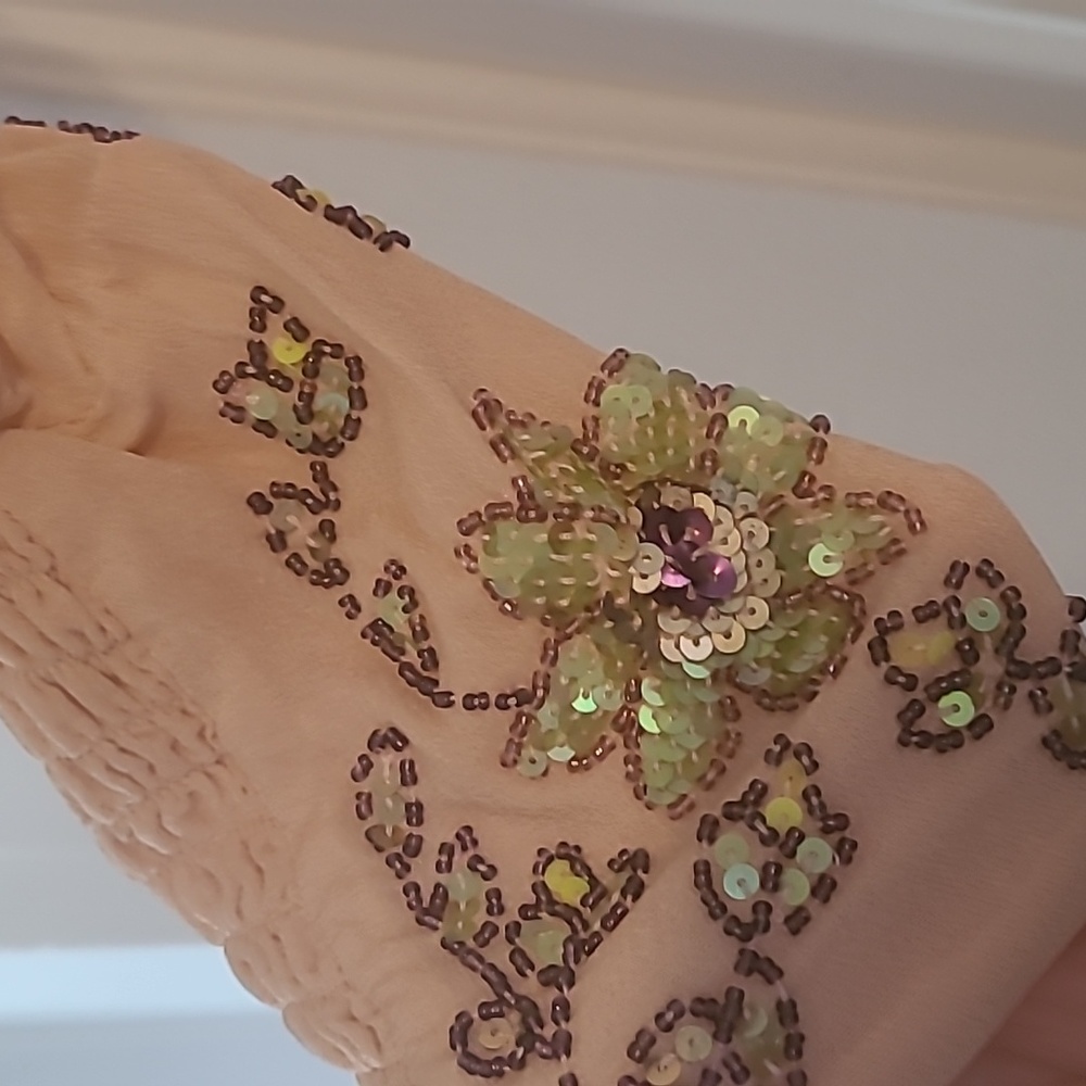 Free People Embroidered Cream Dress - Picture 6 of 11